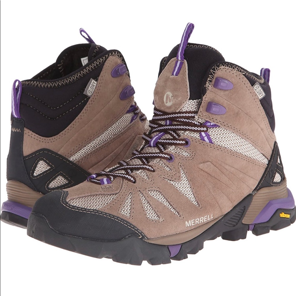 MERRELL CAPRA MID WATERPROOF HIKING BOOT NWT 8.5